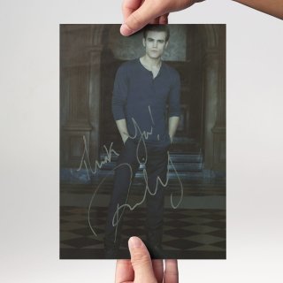 Paul Wesley 7 - Vampire Diaries - Originalautogramm mit Echtheitszertifikat