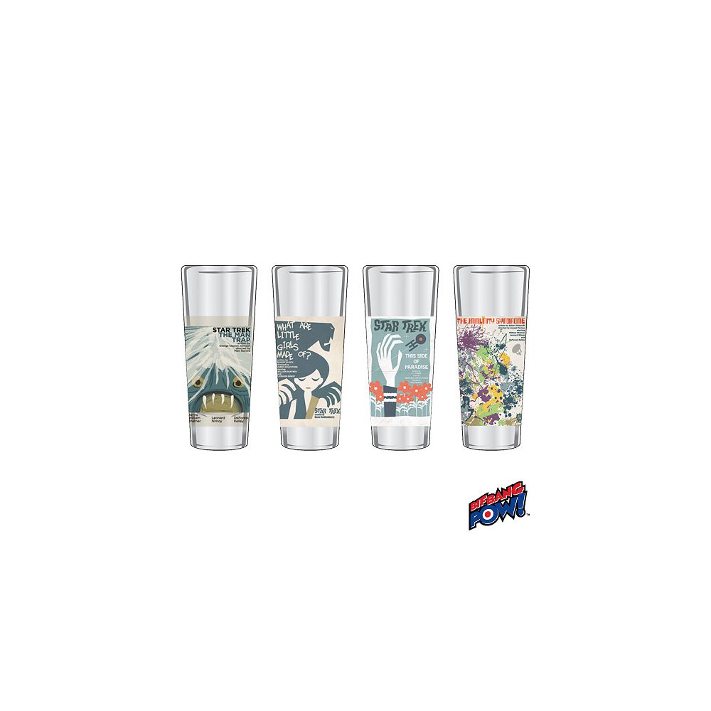 Star Trek Shot Glasses Set 4
