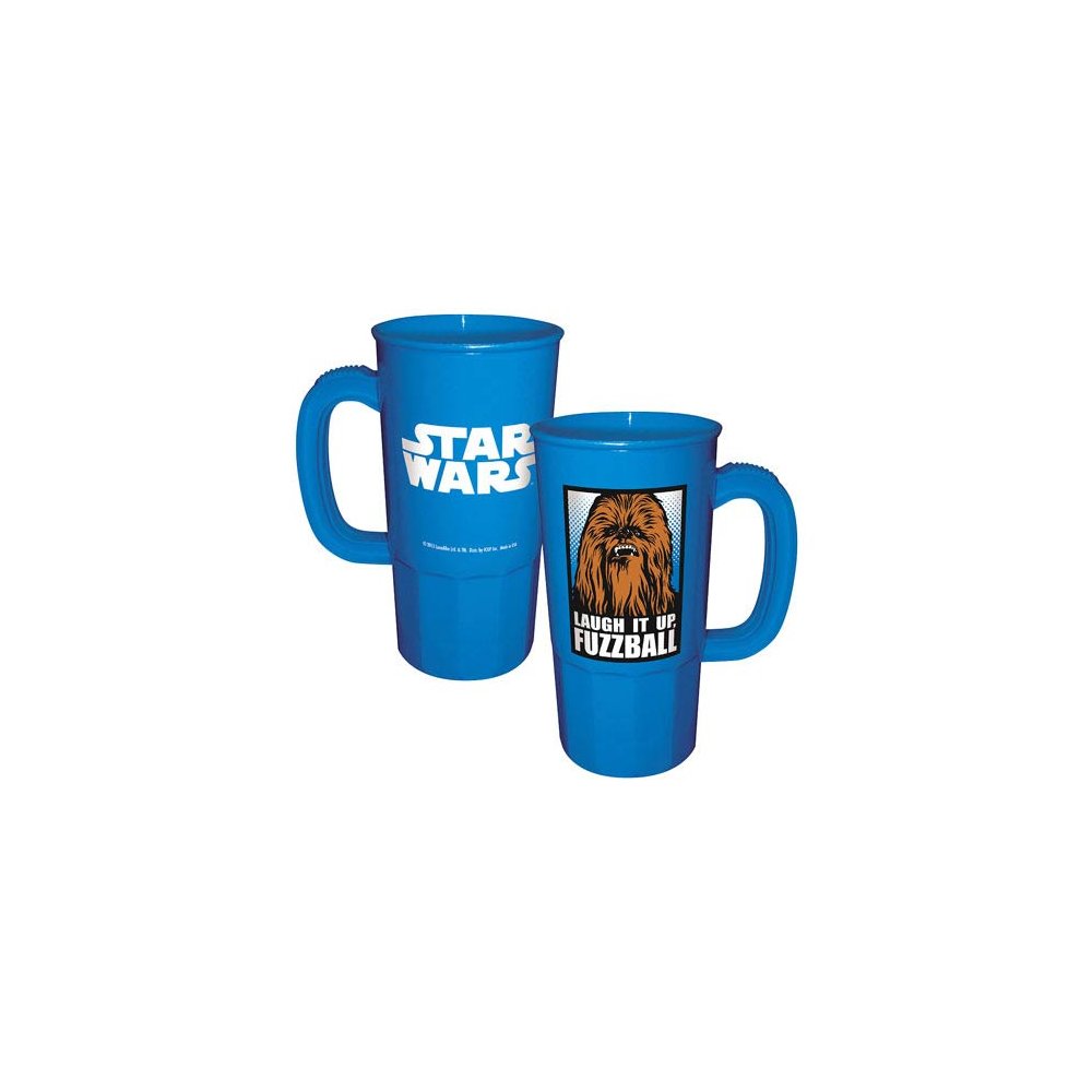 Star Wars Plastiktrinkbecher Chewbacca blau