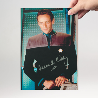 Alexander Siddig 2 - Star Trek Deep Space Nine Julian Bashir - Originalautogramm mit Echtheitszertifikat