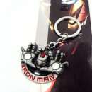 Marvel Iron Man Schlüsselanhänger mit Schriftzug silber