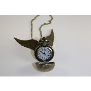 Harry Potter Schnatz als Halskette mit Uhr