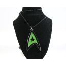 Star Trek Halskette Command in grün