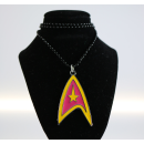 Star Trek Halskette Command in pink