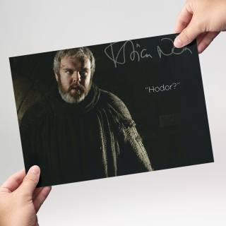 Kristian Nairn Motiv 3 Hodor aus Game of Thrones - Originalautogramm mit Echtheitszertifikat