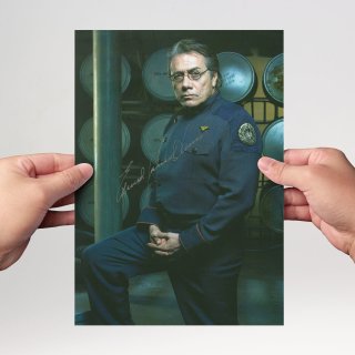 Edward James Olmos 3 - Battle Star Galactica - Originalautogramm mit Echtheitszertifikat