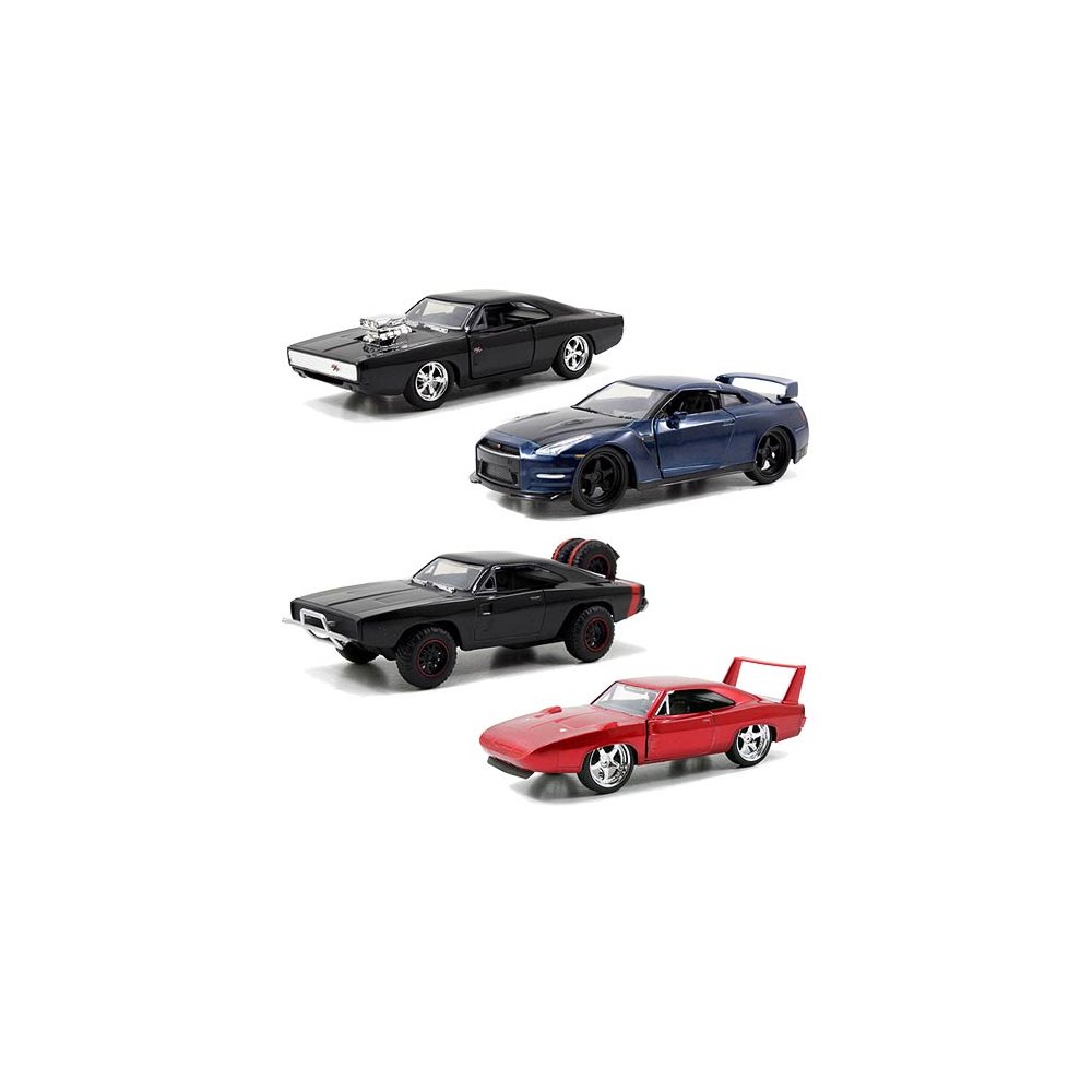 Fast and Furious Die-Cast Auto Set 4teilig