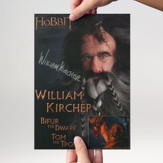 William Kircher 1 - Hobbit Bifur - Originalautogramm mit Echtheitszertifikat