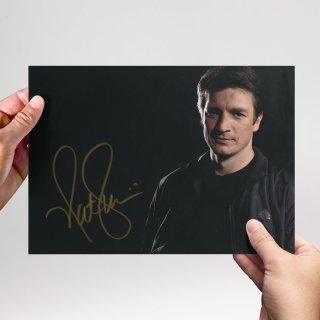 Nathan Fillion 6 - Castle - Originalautogramm mit Echtheitszertifikat