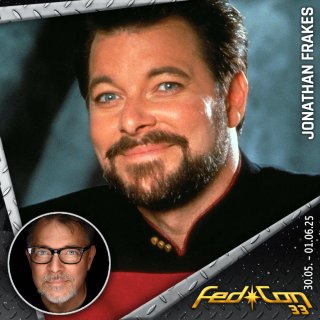 Jonathan Frakes Autogramm mit Widmung