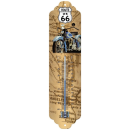 Nostalgic Art Thermometer Route 66 Map