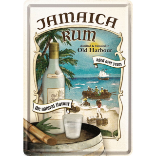 Nostalgic Art Blechpostkarte 10x14 Jamaica Rum