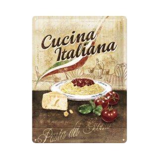 Nostalgic Art Blechschild 30x40cm Cucina Italiana