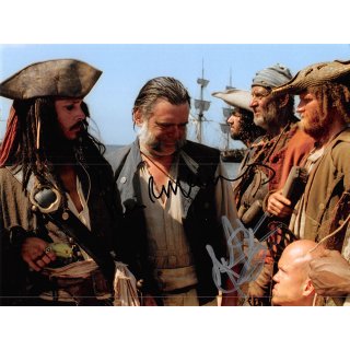 Kevin McNally und Martin Klebba aus Pirates of the Caribbean - Originalautogramm mit Echtheitszertifikat