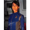 Rekha Sharma 2 aus Star Trek Discovery- Originalautogramm...