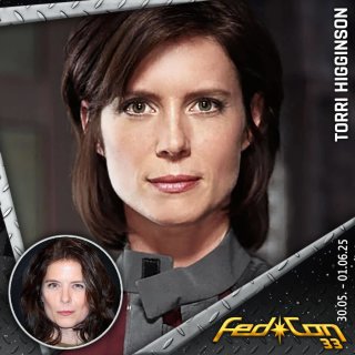 Torri Higginson Autogramm ohne Widmung