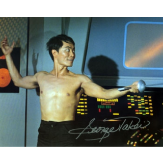 George Takei 1 - Star Trek Hikaru Sulu - Originalautogramm mit Echtheitszertifikat