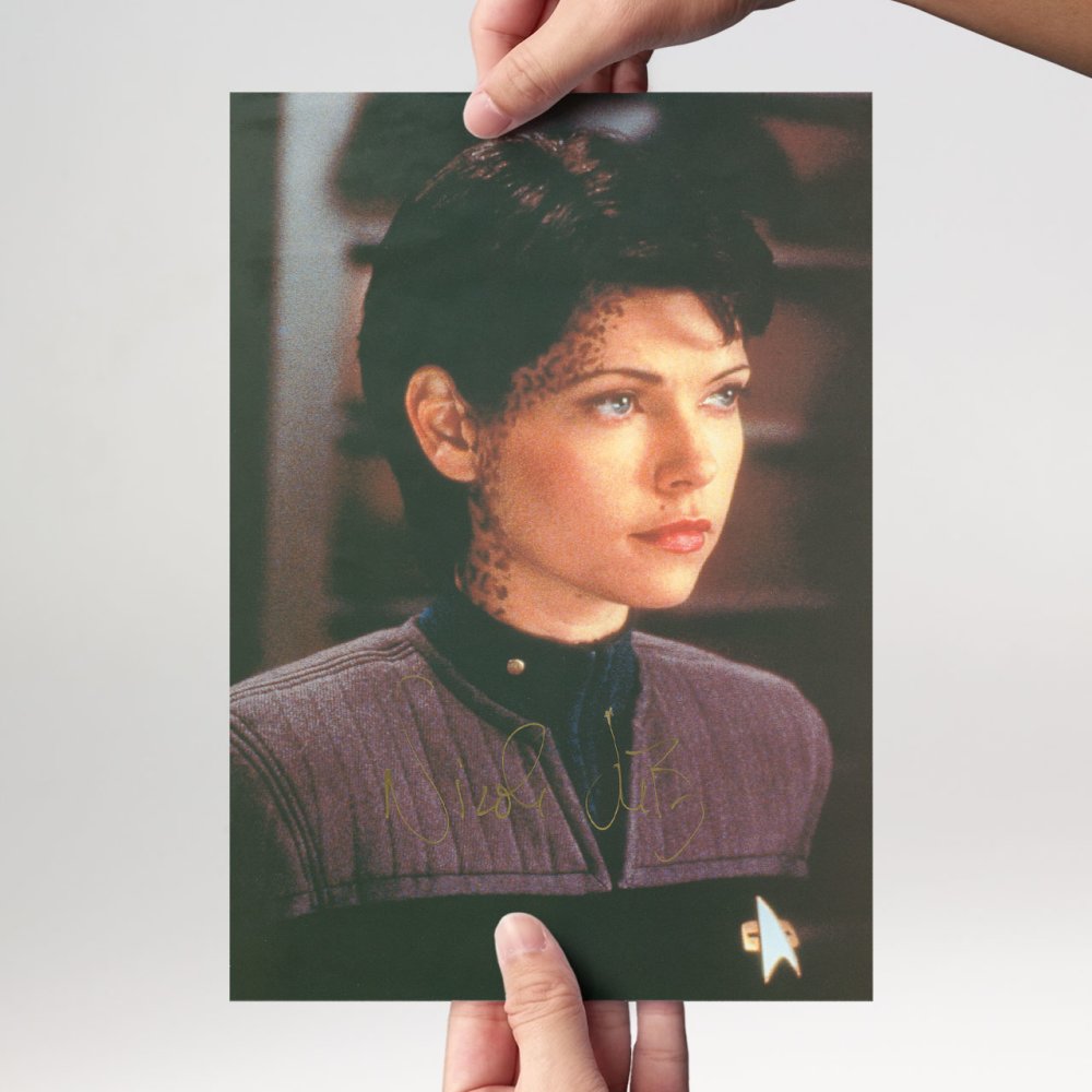 Nicole de Boer 2 - Star Trek Deep Space Nine Ezri Dax - Originalautog