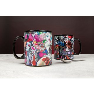 DC Comics XL Tasse mit Thermoeffekt Harley Quinn