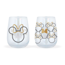 Disney Crystal Gläser 2er-Packs Minnie Mouse