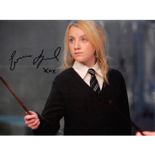 FedCon Autogramm GmbH Evanna Lynch 2 - aus Harry Potter mit Echtheitszertifikat �