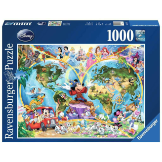 Disney Puzzle Disneys Weltkarte (1000 Teile)