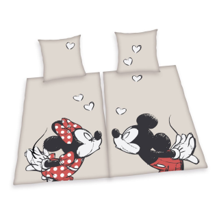 Disney Partnerbettwäsche Mickey & Minnie