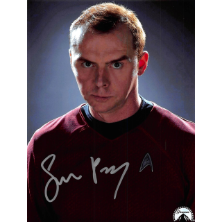FedCon Autogramm Simon Pegg 5 - aus Star Trek mit Echtheitszertifikat