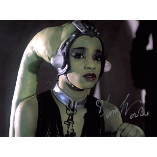 FedCon Autogramm Femi Taylor 1 - aus Star Wars Oola mit Echtheitszertifikat