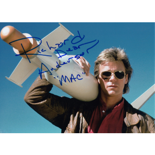 FedCon Autogramm Richard Dean Anderson 10 - aus McGyver mit Echtheitszertifikat