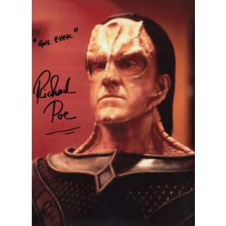 FedCon Autogramm Richard Poe 1 - aus Star Trek mit Echtheitszertifikat