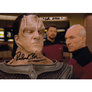 FedCon Autogramm Richard Poe 2 - aus Star Trek mit Echtheitszertifikat