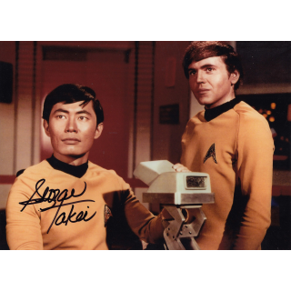 FedCon Autogramm George Takei 3 - aus Star Trek mit Echtheitszertifikat
