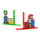 Super Mario Buchstützen Mario und Luigi