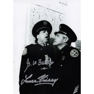 FedCon Autogramm G.W. Bailey und Lance Kinsey - aus Police Academy mit Echtheitszertifikat