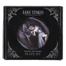 Anne Stokes Teller 4er-Pack Dance with Death