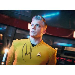 FedCon Autogramm Anson Mount 3 - aus Star Trek: Strange New Worlds mit Echtheitszertifikat