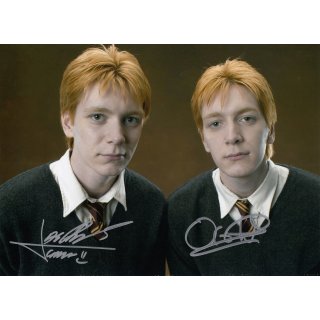 FedCon Autogramm Phelp Twins 5 - aus Harry Potter mit Echtheitszertifikat