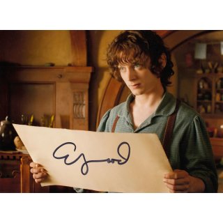 FedCon Autogramm Elijah Wood 3 - aus Lord of the Rings mit Echtheitszertifikat