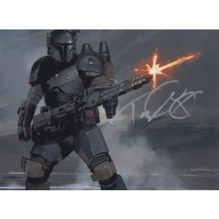 FedCon Autogramm GmbH Tait Fletcher 4 - Star Wars Mandalorian mit Echtheitszertifikat