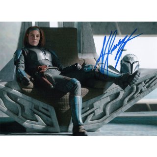 FedCon Autogramm GmbH Katee Sackhoff 3 - Star Wars Mandalorian mit Echtheitszertifikat